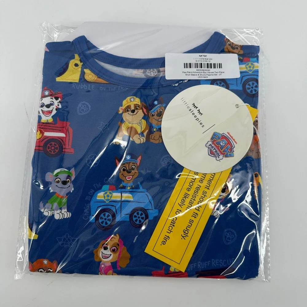 Little Sleepies Paw Patrol Adventure Bay Heroes Two-Piece Pajama Set 2T